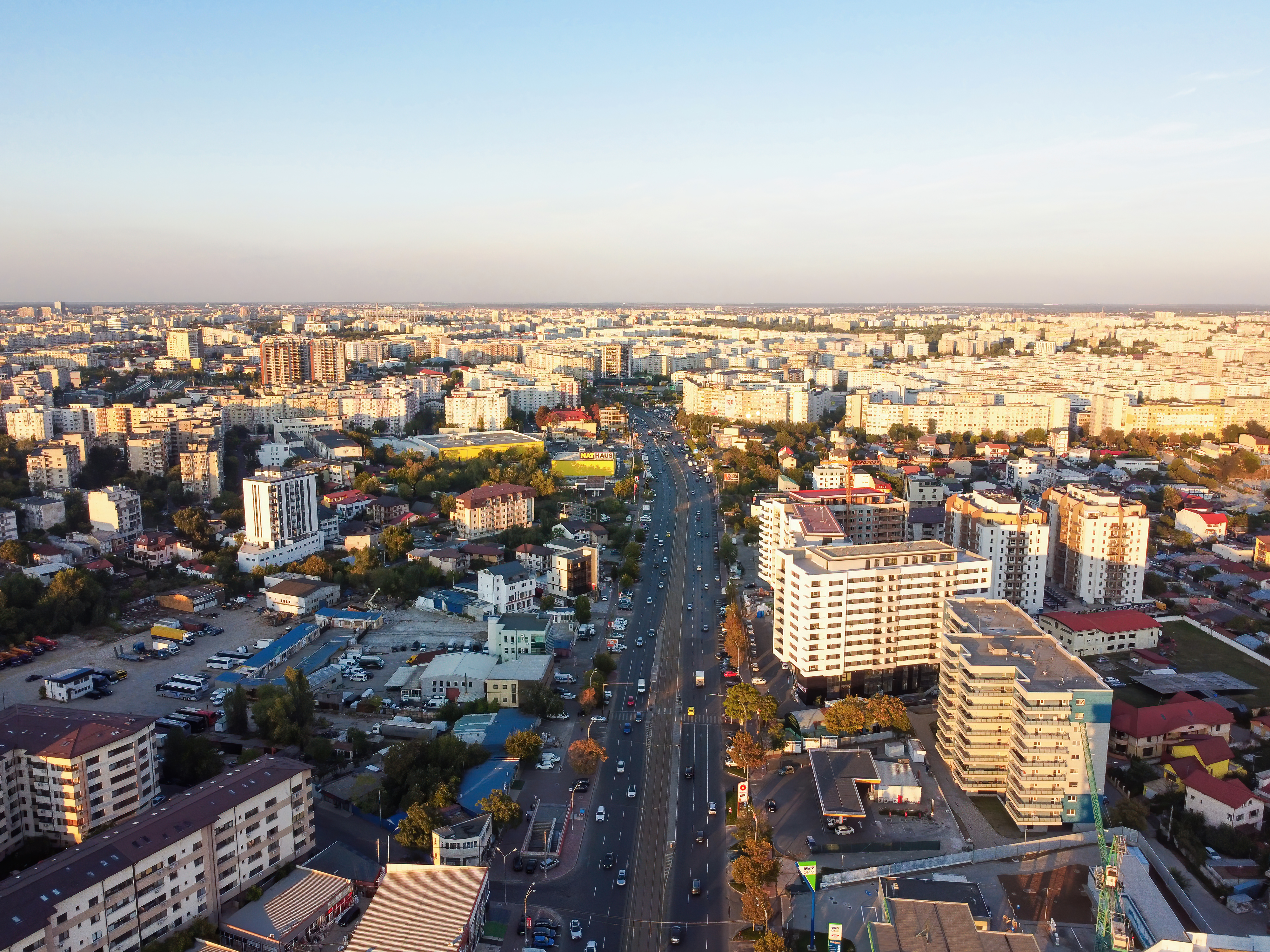 Vista aérea da cidade de Luanda